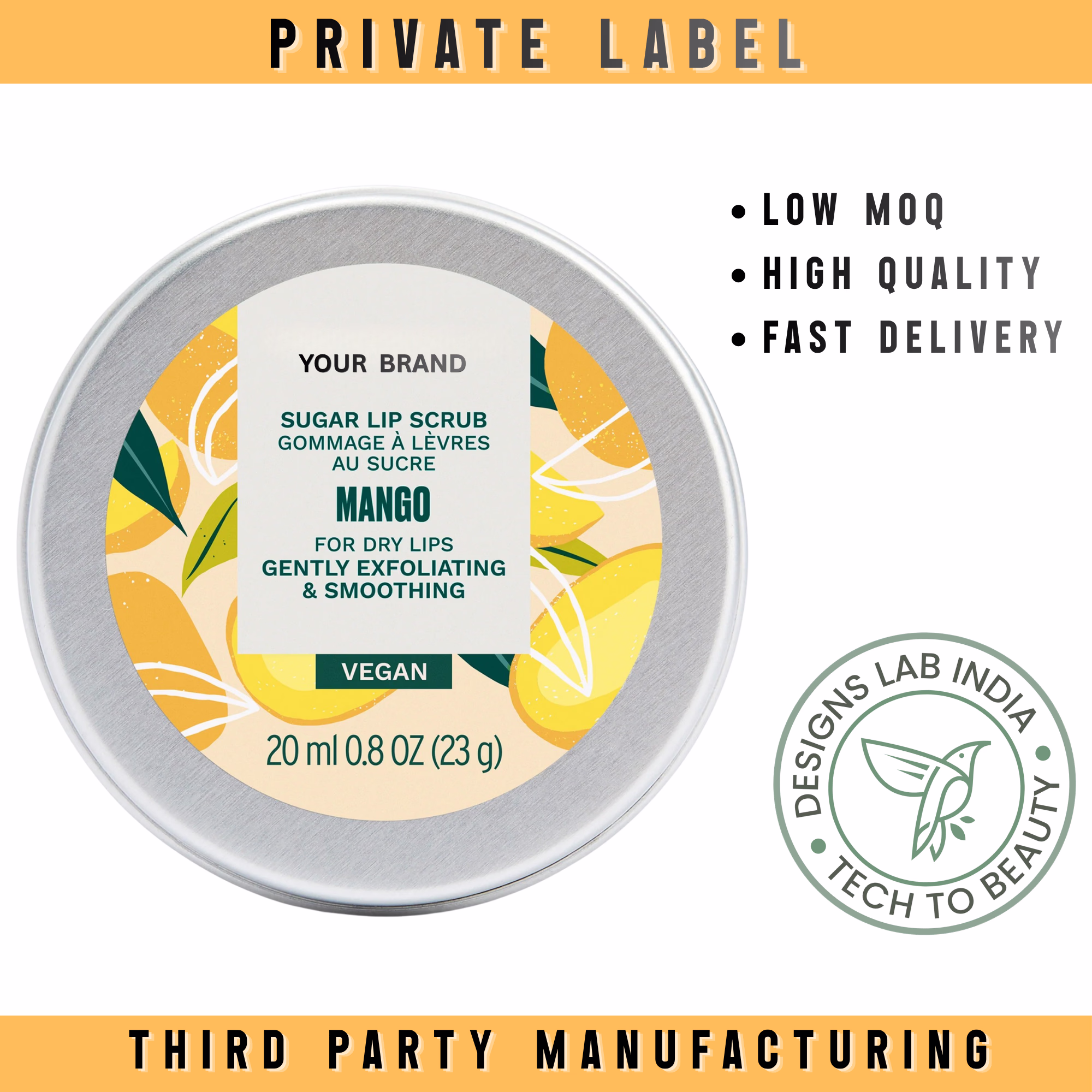 Mango Sugar Lip Scrub